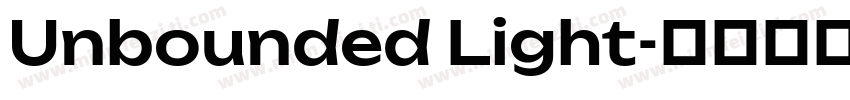 Unbounded Light字体转换